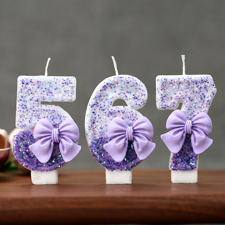 Holiday Candle Set - شمعة عيد ميلاد رقمية 0-9 بتصميم