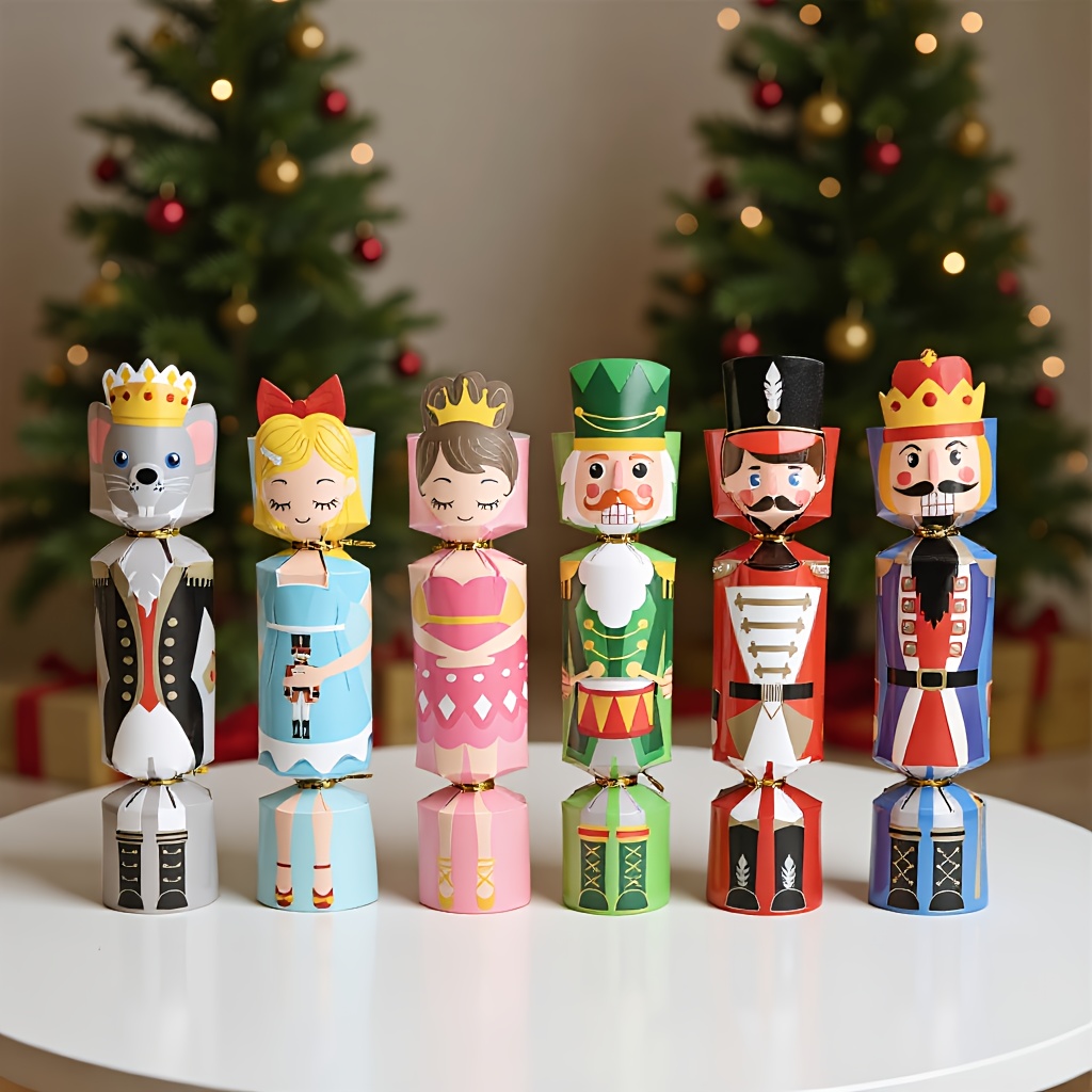 Nutcracker Figurine - 24 قطعة من صناديق حلوى عيد