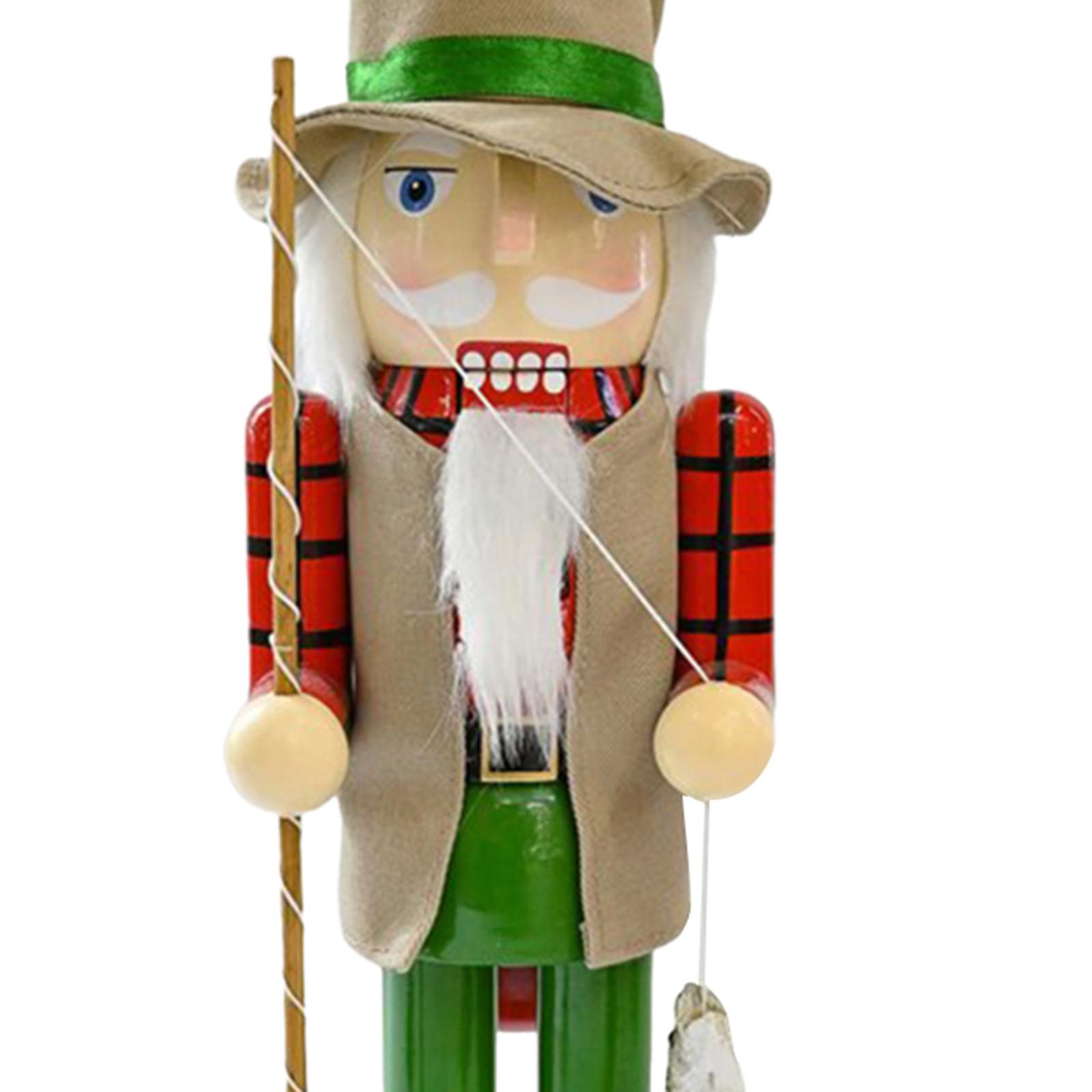 Nutcracker Figurine - كسارة البندق الخشبية للزينة، قطعة مركزية