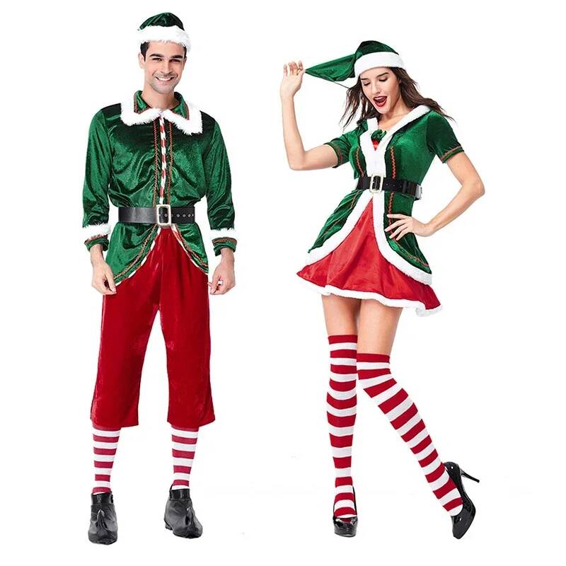 زي تنكري لسانتا كلوز، زي عيد ا - مراجعة Elf Costume Christmas وسعره