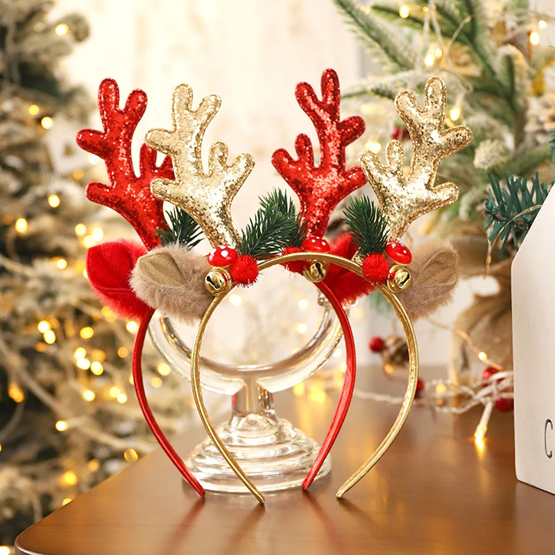 عصابات رأس لامعة على شكل قرون  - مراجعة Reindeer Antlers Headband وسعره