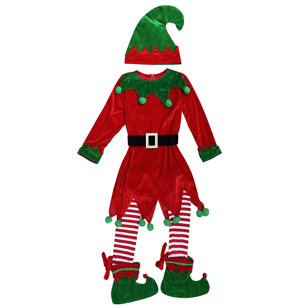 2025 عيد الميلاد زي هالوين موض - مراجعة Elf Costume Christmas وسعره