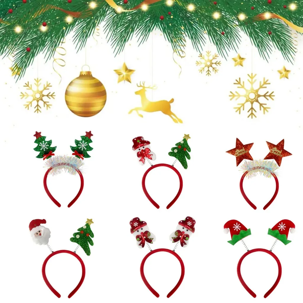 10 قطعة هيرباند عيد الميلاد قر - مراجعة Reindeer Antlers Headband وسعره