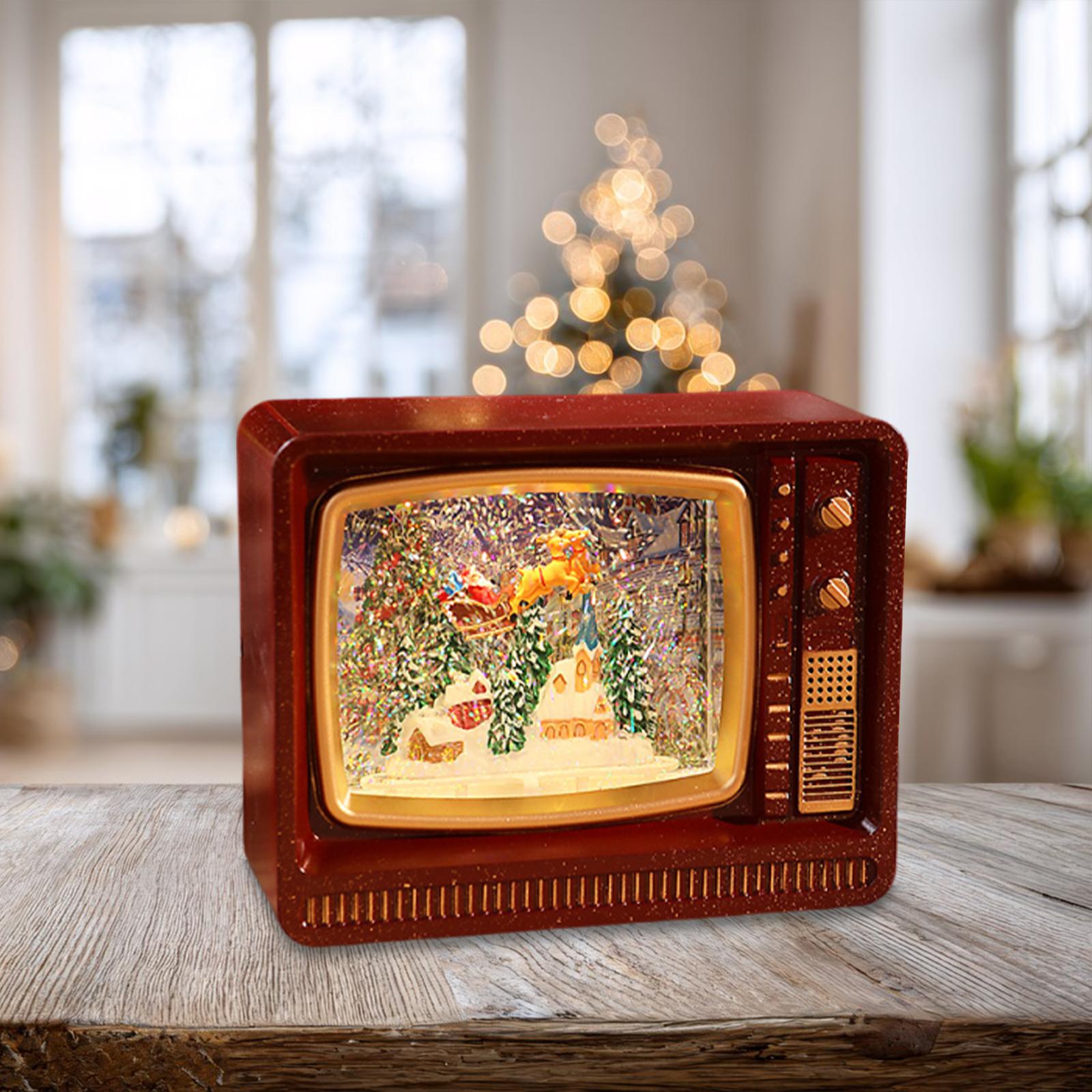 فانوس موسيقي على شكل تلفاز كزي - مراجعة Snow Globe Musical وسعره