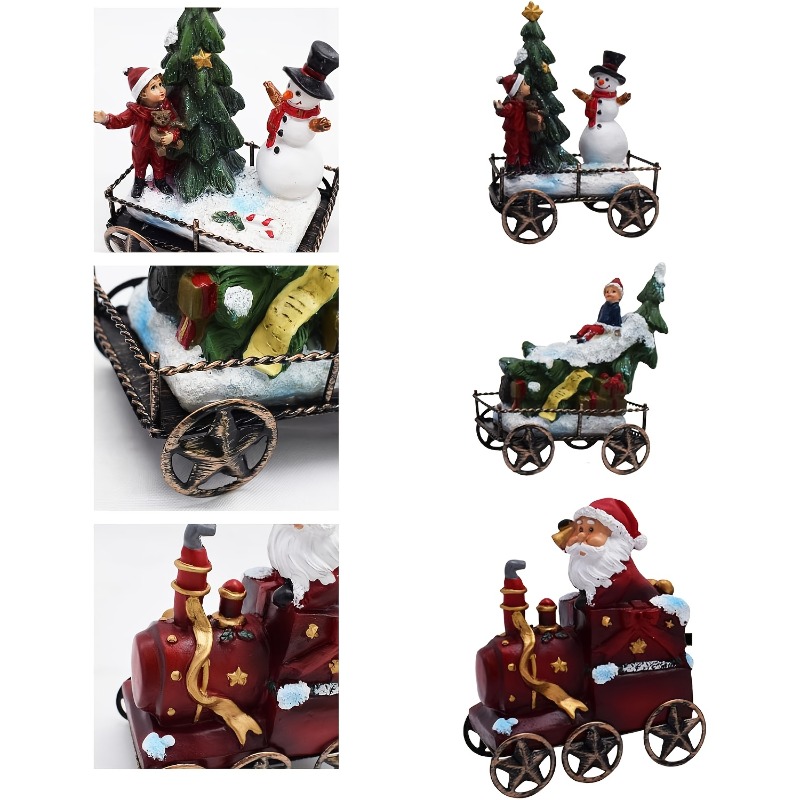 3 قطعة مجموعة قطار عيد الميلاد - مراجعة Nutcracker Figurine وسعره
