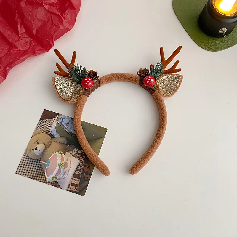 عيد الميلاد عقال قرون الرنة ال - مراجعة Reindeer Antlers Headband وسعره