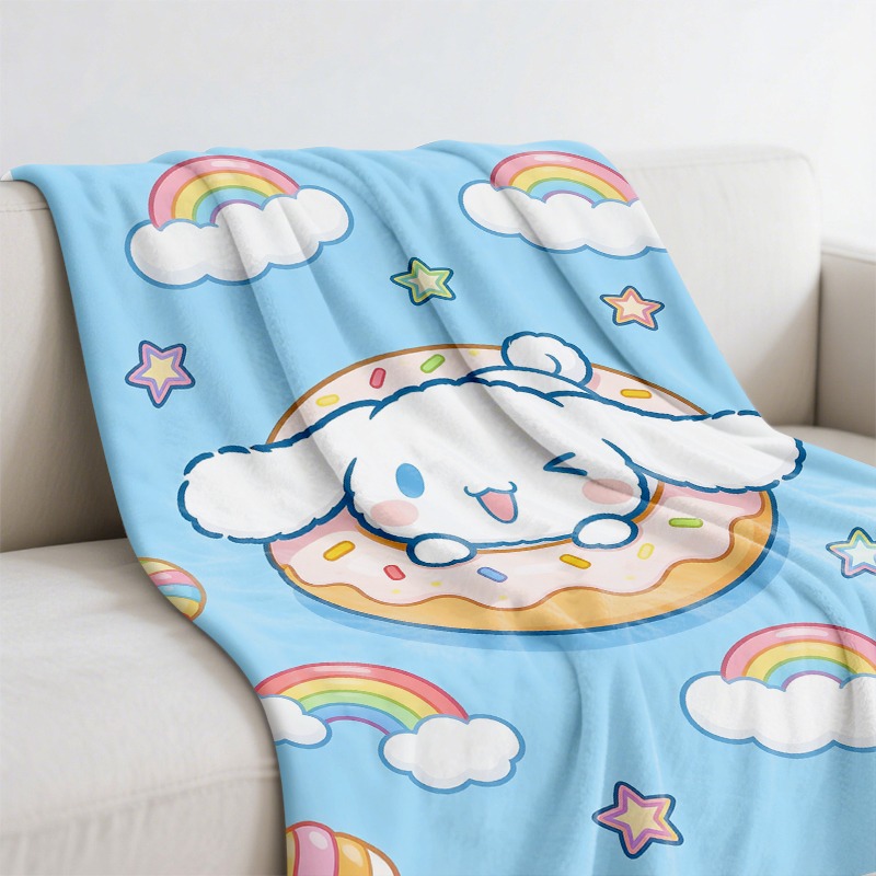 بطانية سانريو اللطيفة بتصميم د - مراجعة Christmas Throw Blanket وسعره