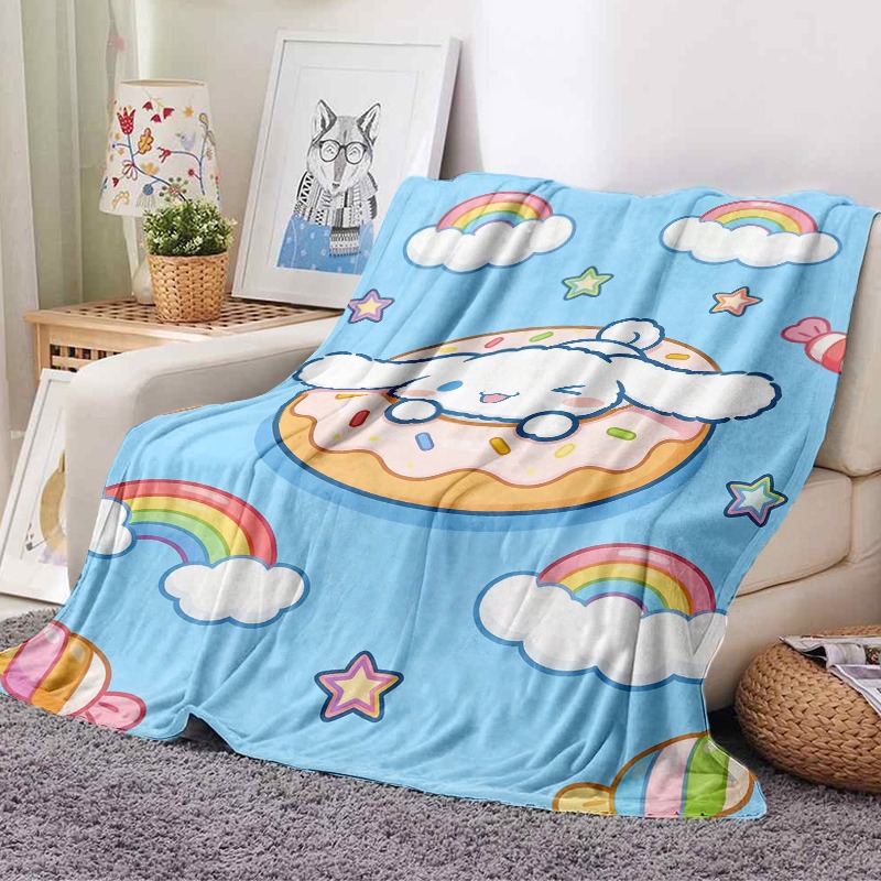 بطانية سانريو اللطيفة بتصميم د - مراجعة Christmas Throw Blanket وسعره