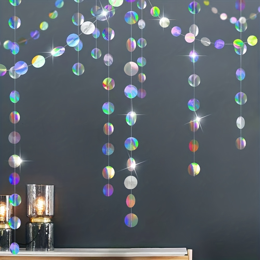 قطعة واحدة من أكاليل الدائرة ا - مراجعة Tinsel Garland Decoration وسعره