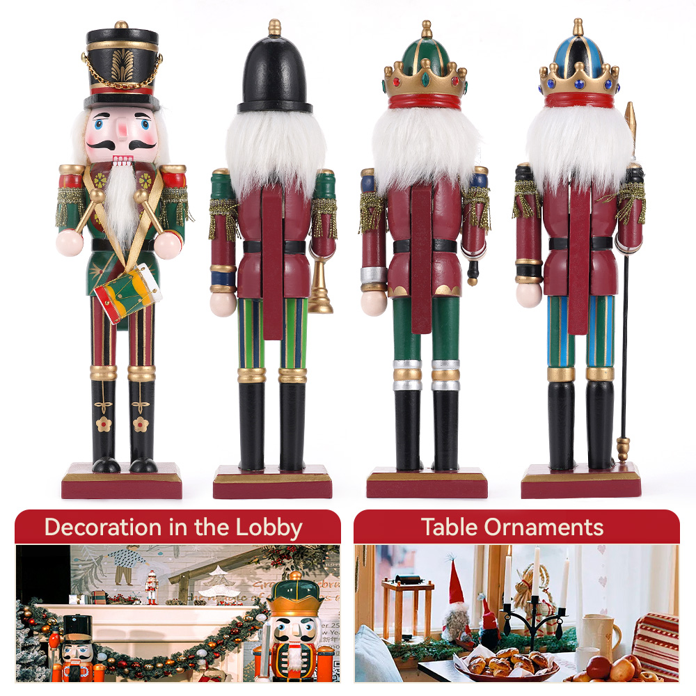أشكال كسارة البندق الخشبية الم - مراجعة Nutcracker Figurine وسعره