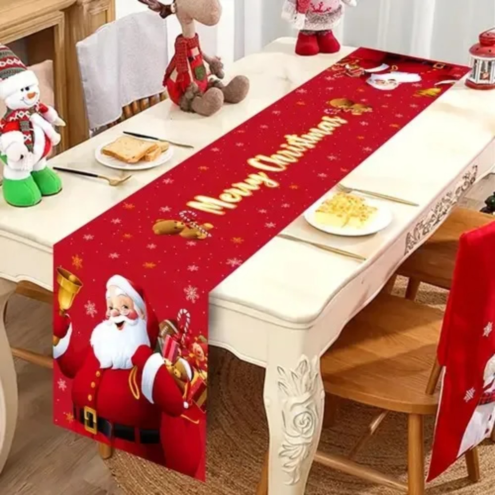مفرش طاولة عيد الميلاد بتصميم  - مراجعة Christmas Table Runner وسعره