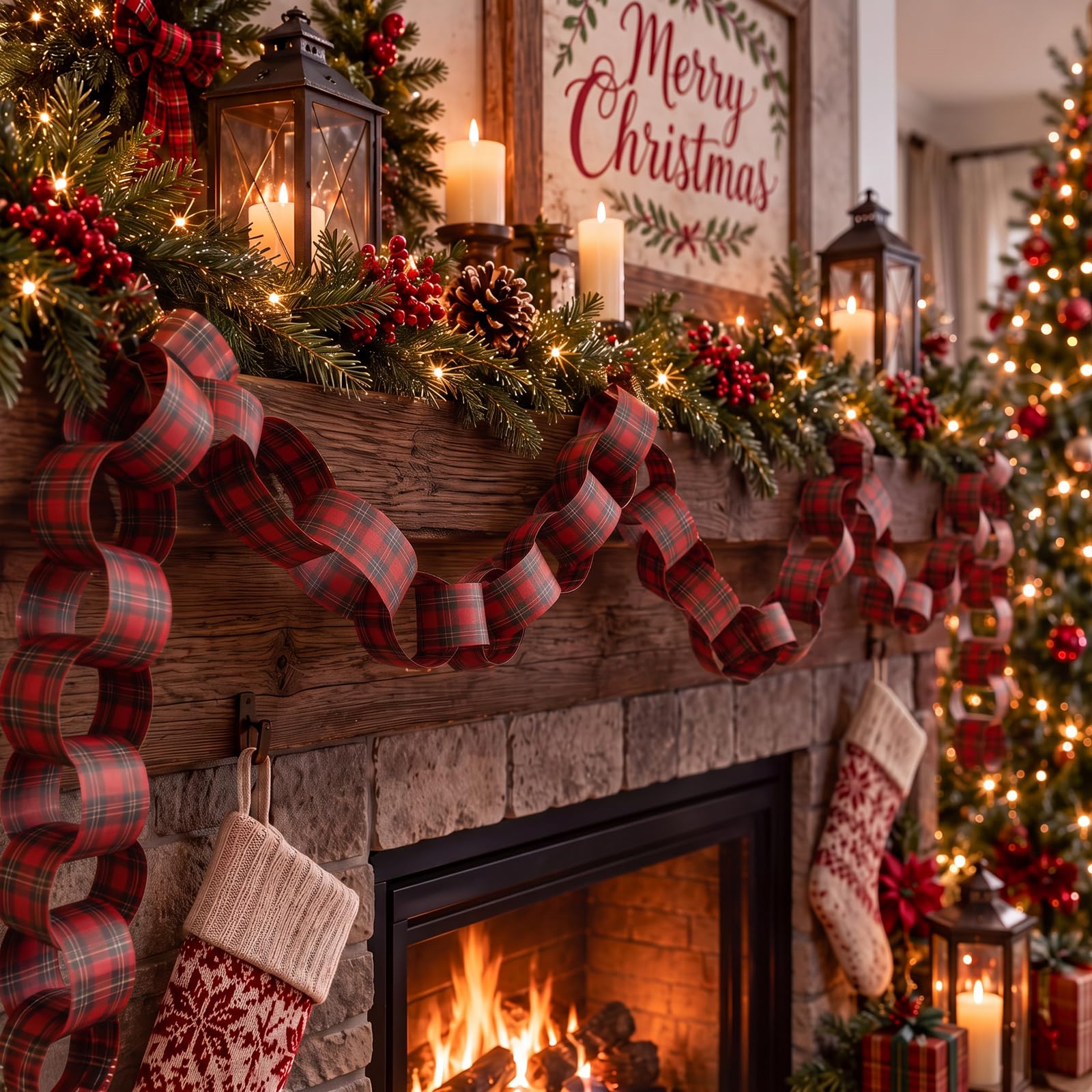 سلسلة ورقية مزخرفة باللونين ال - مراجعة Christmas Throw Blanket وسعره