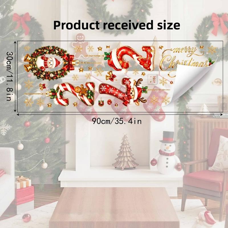 ملصقات نوافذ ثابتة لعيد الميلا - مراجعة Snowflake Window Decal وسعره