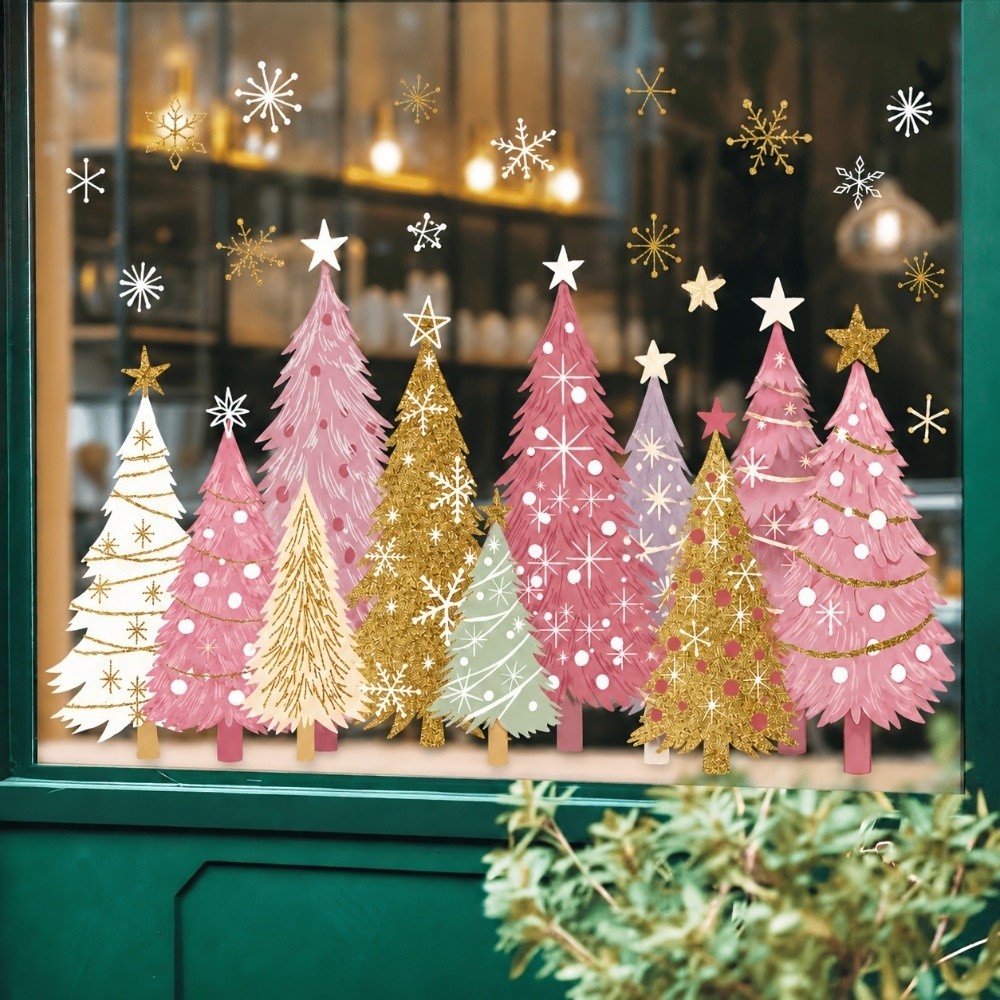 ملصقات نوافذ عيد الميلاد القاب - مراجعة Snowflake Window Decal وسعره