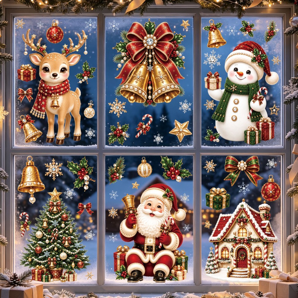 ملصقات نوافذ جديدة لعيد الميلا - مراجعة Snowflake Window Decal وسعره