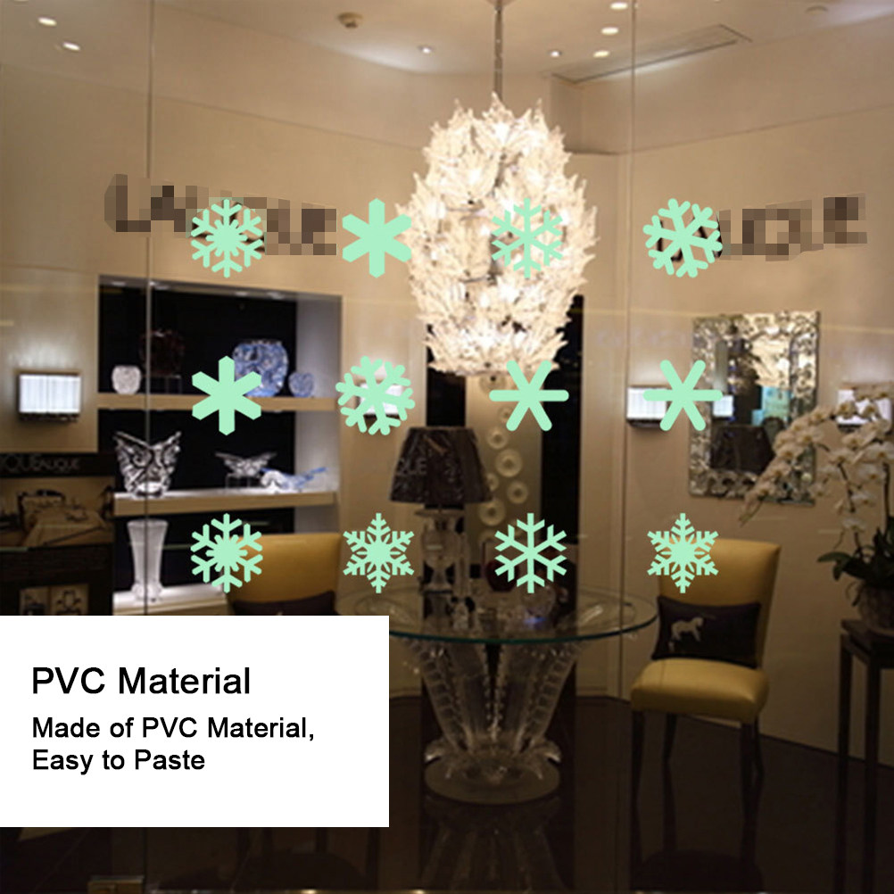مجموعة واحدة من ملصقات الحائط  - مراجعة Snowflake Window Decal وسعره