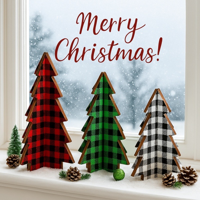 3 قطع زينة عيد الميلاد منقوشة  - مراجعة Christmas Throw Blanket وسعره