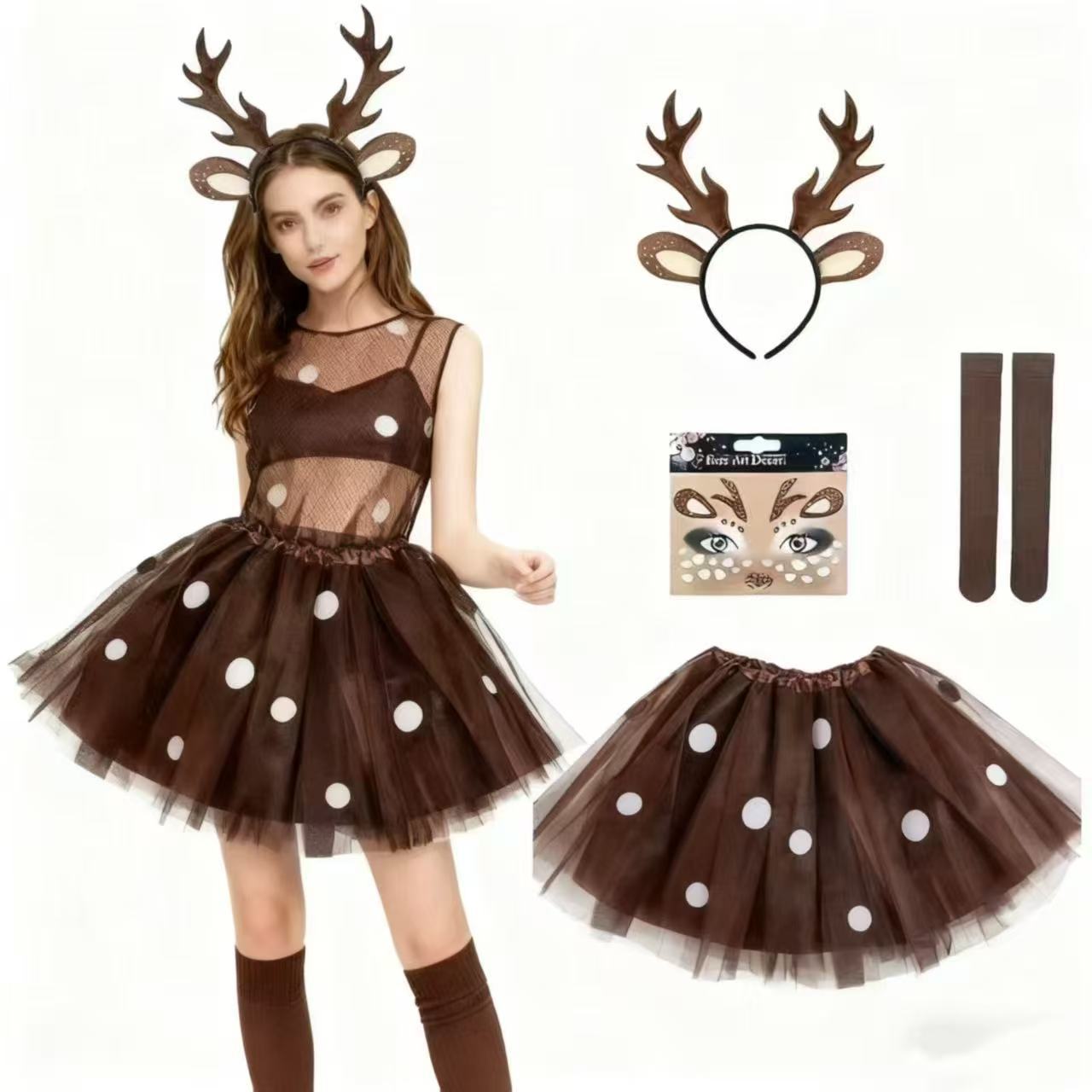 طقم زي الرنة: عصابة رأس بقرون  - مراجعة Reindeer Antlers Headband وسعره