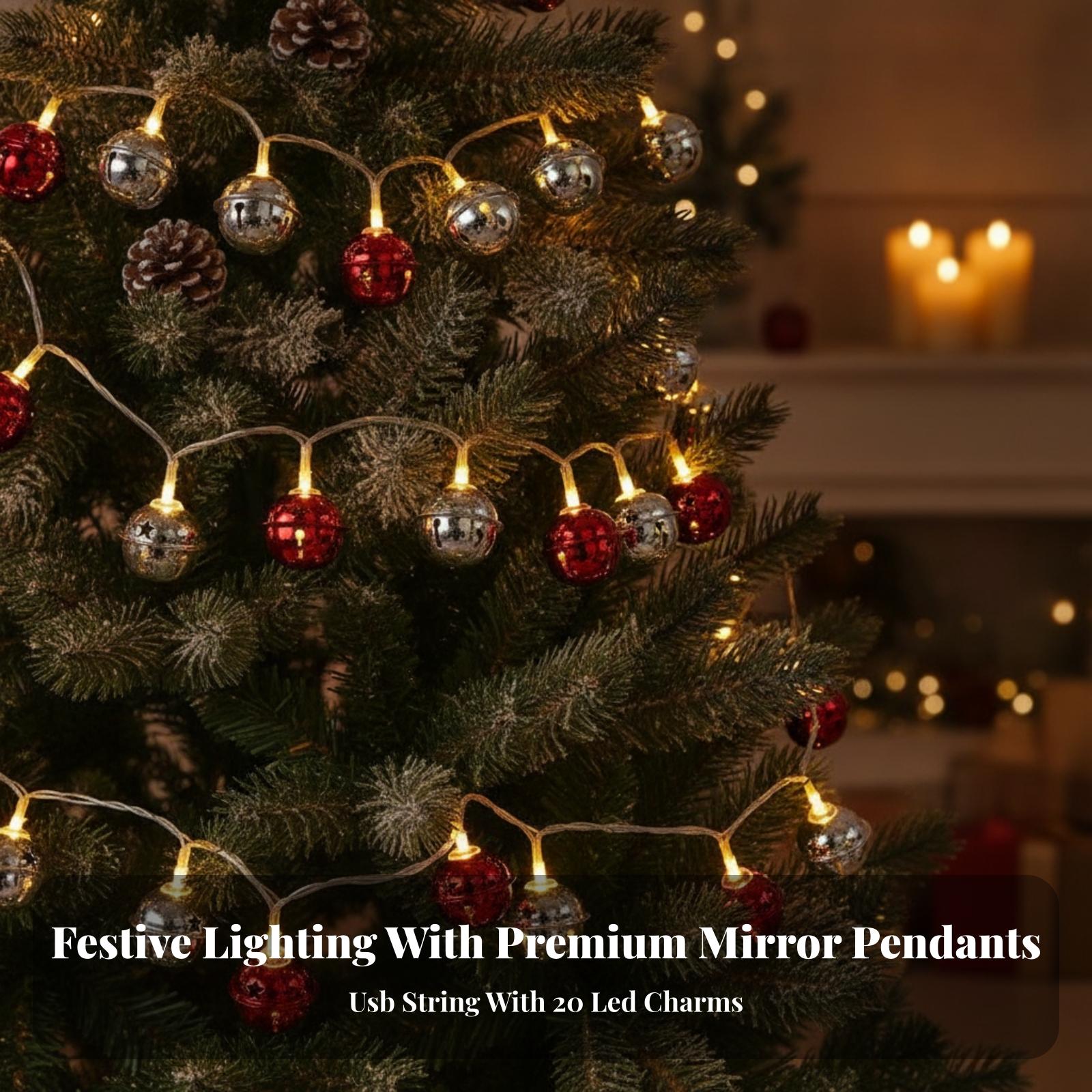 سلسلة أضواء جرس عيد الميلاد بت - مراجعة Led Fairy String Lights وسعره
